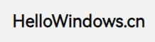 HelloWindows的LOGO图片